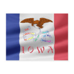 Iowa Flag Postcard