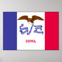 Iowa Flag Posters