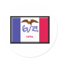 Iowa Flag stickers