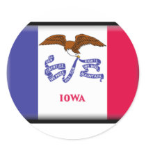 Iowa Flag stickers by jacinto888 Iowa Flag stickers