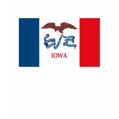 Flag of Nations : Iowa Flag T-Shirt