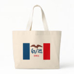 Iowa Flag Tote Bag