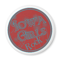 Iowa Girls Rock! magnets by kwit35 Iowa Girls Rock! magnets
