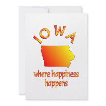 IOWA Happiness Personalized Invitation