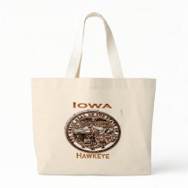 Iowa Hawkeye State Seal Bag