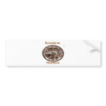 Iowa Hawkeye State Seal Bumper Stickers
