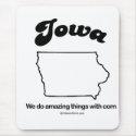 IOWA - "IOWA STATE MOTTO" T-shirts and Gear mousepads