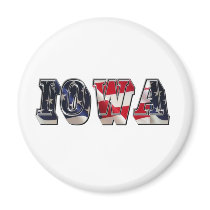 Iowa Magnet by deesbasenjis Iowa Magnet