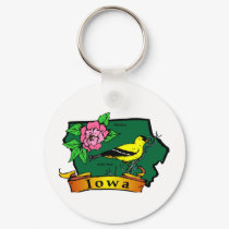 Iowa Map keychains