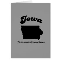 Iowa Motto - We do amazing things Card