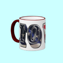 Iowa Mug by deesbasenjis Iowa Mug