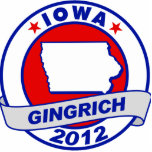 Iowa Newt Gingrich Photo Sculptures