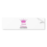 Iowa Princess Bumper Sticker