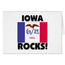 Iowa Rocks Greeting Card