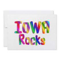 Iowa Rocks Personalized Announcement