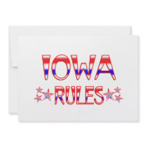Iowa Rules Personalized Invitations