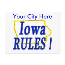 Iowa Rules ! postcards