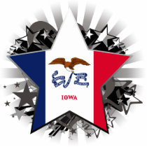 Iowa Star Acrylic Cut Out