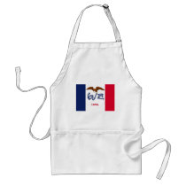 Iowa State Flag Apron