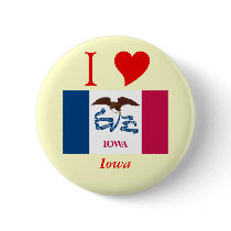 Iowa State Flag Pin