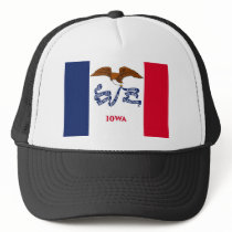 Iowa State Flag Trucker Hat