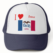 Iowa State Flag Trucker Hats