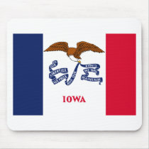 Iowa State Flag Mouse Pad