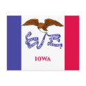 Iowa State Flag postcards