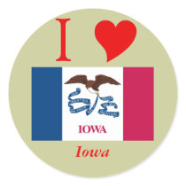 Iowa State Flag stickers by TheFlagStore Iowa State Flag stickers
