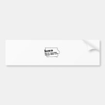 Iowa State Slogan Bumper Stickers