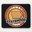 Iowa Statehood mousepads