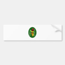 iowa steampunk corncob mascot bumper sticker
