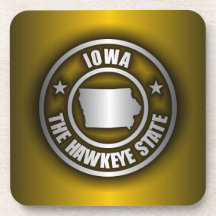 "Iowa Steel" Drink Coasters (G)