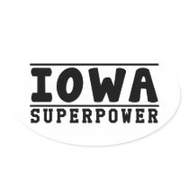 Iowa Superpower Designs Stickers