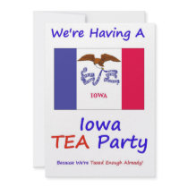 IOWA T.E.A. PARTY INVITATIONS