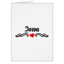 Iowa Tattoo Cards