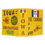 IOWA: THE CRAWDAD STaTE binders