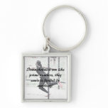 Iowa thrower's words of wisdom keychain