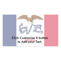 Iowa, United States flag Business Cards