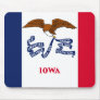 Iowa, United States flag Mousepads