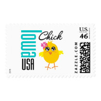 Iowa USA Chick postage