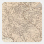 Iowa, Wisconsin Square Sticker
