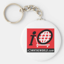 iOwnTheWorld.com Logo keychains