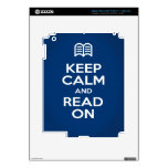 iPad 3 skin - Keep Calm and Read On skins