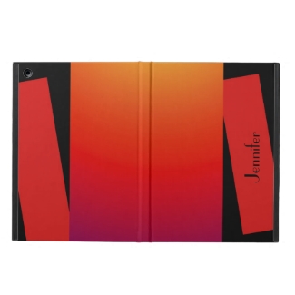iPad Air Case, Wild Colors, Red Orange Yellow