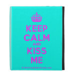 [Crown] keep calm and kiss me  iPad Cases