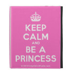 [Crown] keep calm and be a princess  iPad Cases