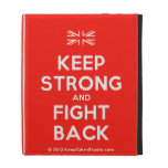 [UK Flag] keep strong and fight back  iPad Cases