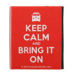[Campervan] keep calm and bring it on  iPad Cases