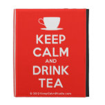 [Cup] keep calm and drink tea  iPad Cases